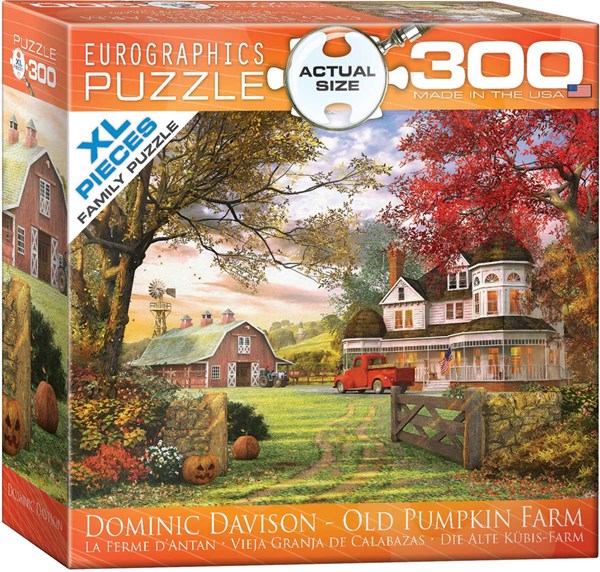 Eurographics (8300-0694) - Dominic Davison: "Old Pumpkin Farm" - 300 pieces puzzle