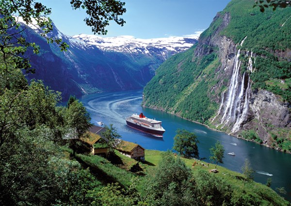 Ravensburger (15804) - "Norwegian Fjord" - 1000 pieces puzzle