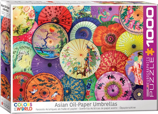 Eurographics (6000-5317) - "Asian Oil Paper Umbrellas" - 1000 pieces puzzle