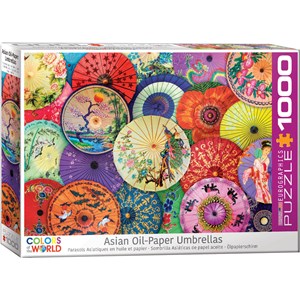 Eurographics (6000-5317) - "Asian Oil Paper Umbrellas" - 1000 pieces puzzle