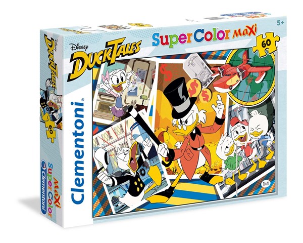 Clementoni (26432) - "Duck Tales" - 60 pieces puzzle