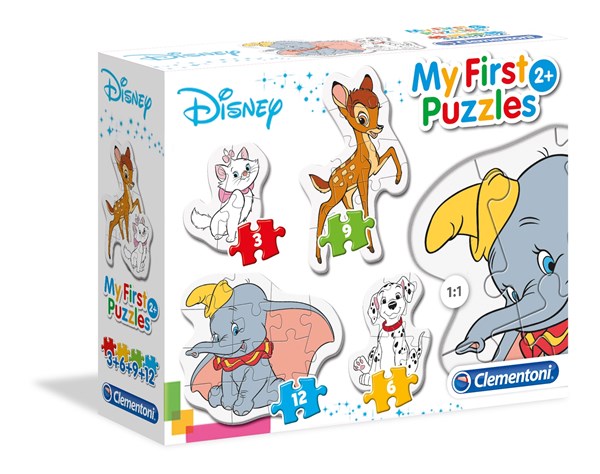 Clementoni (20806) - "My First Puzzles, Disney" - 3 6 9 12 pieces puzzle