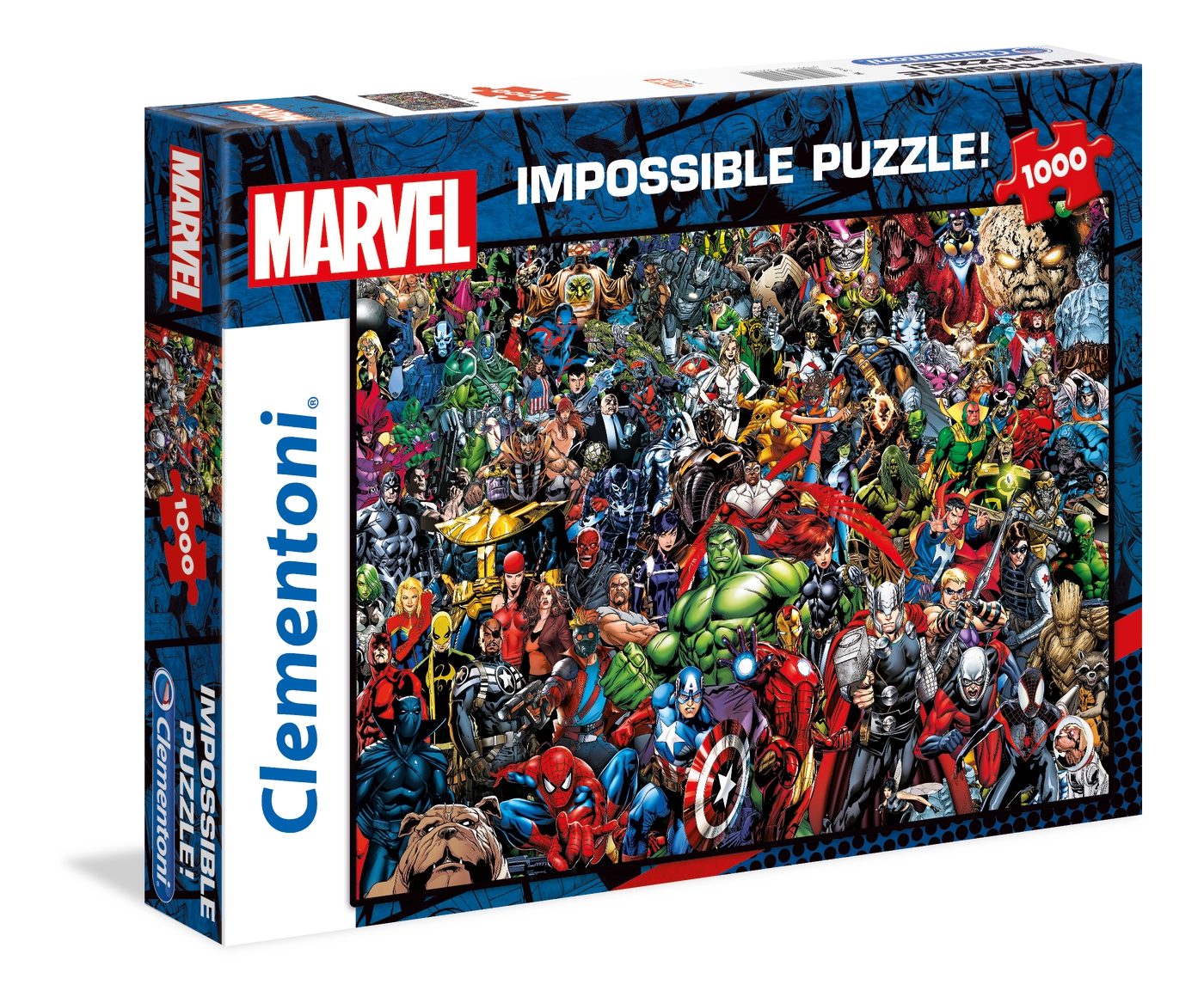 Clementoni 39369 Trolls 1000 Pieces Impossible Puzzle for sale online 