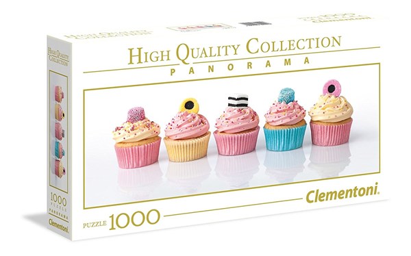 Clementoni (39425) - "Licorice Cupcakes" - 1000 pieces puzzle