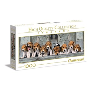 Clementoni (39435) - "Beagles" - 1000 pieces puzzle