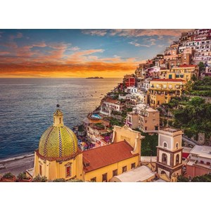 Clementoni (39451) - "Positano, Italy" - 1000 pieces puzzle