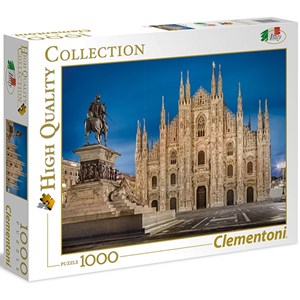 Clementoni (39454) - "Milan, Italy" - 1000 pieces puzzle