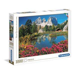 Clementoni (39459) - "Pordoi Pass, Dolomites, Italy" - 1000 pieces puzzle