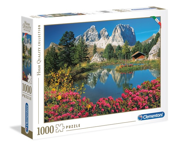 Clementoni (39459) - "Pordoi Pass, Dolomites, Italy" - 1000 pieces puzzle