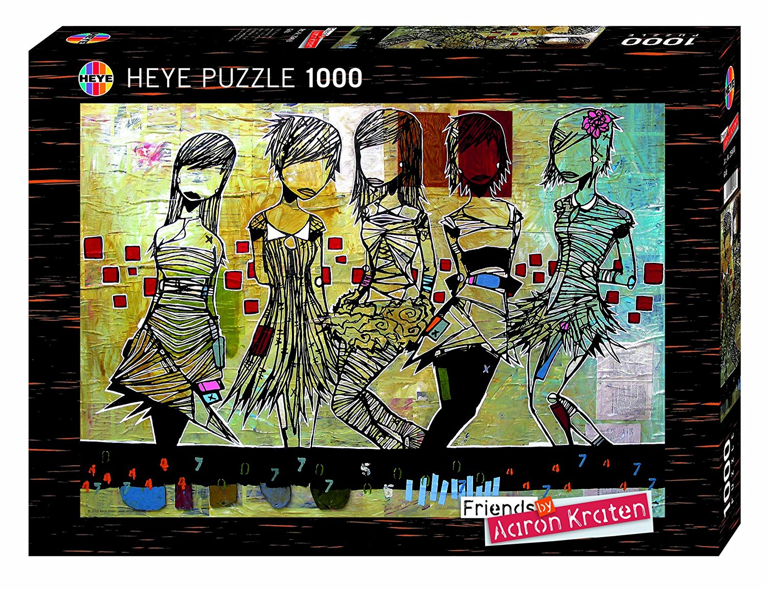 Puzzle 1000 Heye Girls by Aaron Kraten Friends Series for sale online 
