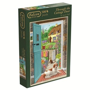 Falcon (11040) - "Through the Cottage Door" - 500 pieces puzzle
