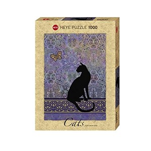 Heye (29534) - Jane Crowther: "Cats Silhouette" - 1000 pieces puzzle