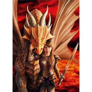 Clementoni (39464) - Anne Stokes: "Inner Strength" - 1000 pieces puzzle