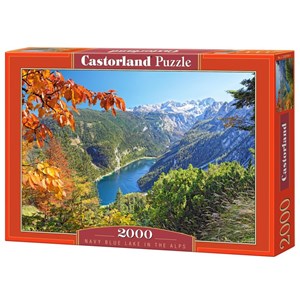 Castorland (C-200399) - "Navy Blue Lake in The Alps" - 2000 pieces puzzle