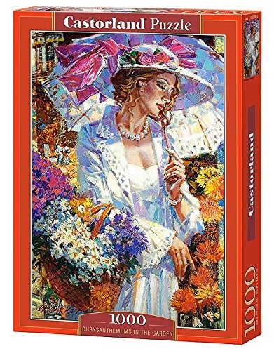 Castorland (C-103294) - Alexander Lashkevich: "Chrysanthemums in the Garden" - 1000 pieces puzzle