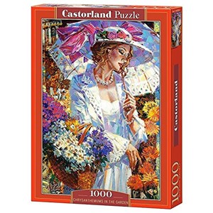 Castorland (C-103294) - Alexander Lashkevich: "Chrysanthemums in the Garden" - 1000 pieces puzzle