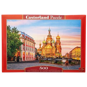 Castorland (B-52257) - "The Church In Saint-Petersburg" - 500 pieces puzzle