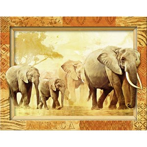 Ravensburger (14893) - "African Giant" - 500 pieces puzzle