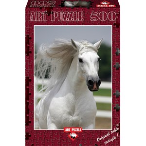 Art Puzzle (4188) - "White Horse" - 500 pieces puzzle