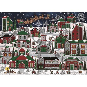 Ravensburger (19444) - "Americana Christmas" - 1000 pieces puzzle