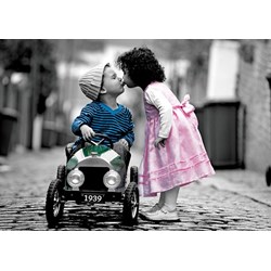 Trefl (10320) - "The First Kiss" - 1000 pieces puzzle