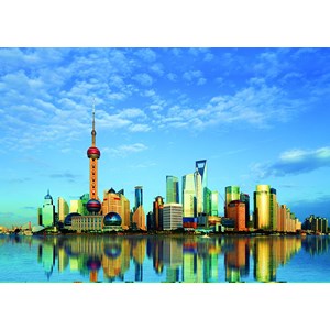 Trefl (37163) - "Shanghai, China" - 500 pieces puzzle