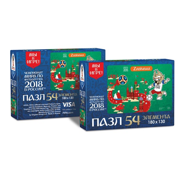 Origami (03782) - "Zabivaka, On the field" - 54 pieces puzzle