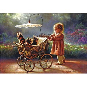 Anatolian (PER3306) - Greg Olsen: "I Love New Yorkies" - 260 pieces puzzle