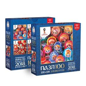 Origami (03801) - "Matryoshka, The Best" - 100 pieces puzzle