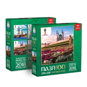 Origami (03794) - "Kazan, Host city, FIFA World Cup 2018" - 100 pieces puzzle