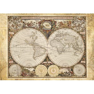 Schmidt Spiele (58178) - "Historical World Map" - 2000 pieces puzzle