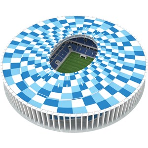 IQ 3D Puzzle (16554) - "Stadium Nizhny Novgorod" - 190 pieces puzzle