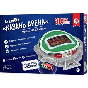 IQ 3D Puzzle (16547) - "Stadium Kazan Arena" - 116 pieces puzzle
