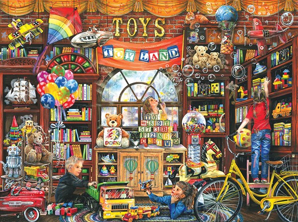 SunsOut (28792) - Tom Wood: "Toyland" - 1000 pieces puzzle