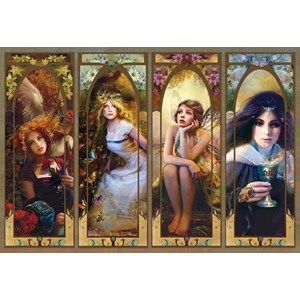 Trefl (26116) - "Fantasy Collage" - 1500 pieces puzzle