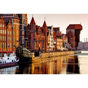 Trefl (26117) - "Gdansk, Poland" - 1500 pieces puzzle