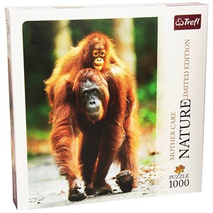 Trefl (10514) - "Orangutan, Indonesia" - 1000 pieces puzzle