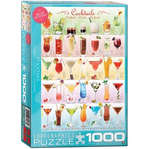 Eurographics (6000-0588) - "Cocktails" - 1000 pieces puzzle