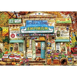 Buffalo Games (3718) - Aimee Stewart: "Brown's General Store" - 500 pieces puzzle