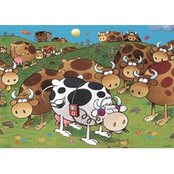 Heye (29410) - Guillermo Mordillo: "iCow" - 1000 pieces puzzle