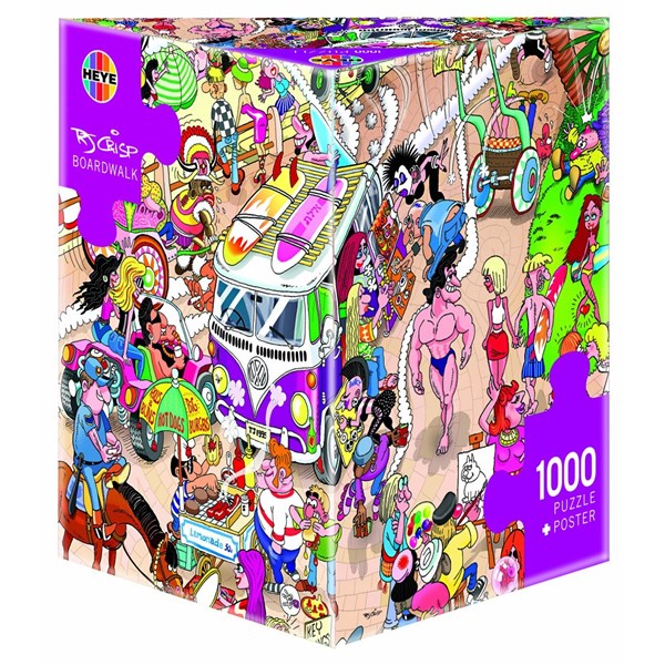 Heye (29411) - Robert J. Crisp: "Boardwalk" - 1000 pieces puzzle