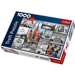 Trefl (10380) - "Moscow Collage" - 1000 pieces puzzle