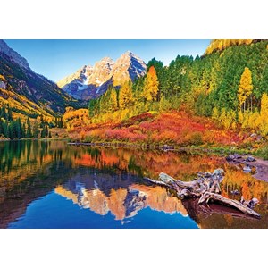 Trefl (10353) - "Maroon Lake Aspen" - 1000 pieces puzzle