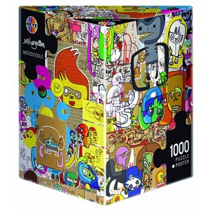 Heye (29490) - Jon Burgerman: "Merzdoodle" - 1000 pieces puzzle