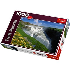 Trefl (10314) - "Golden Falls, Iceland" - 1000 pieces puzzle
