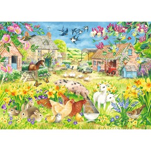 Jumbo (11212) - "Lambing Season" - 500 pieces puzzle