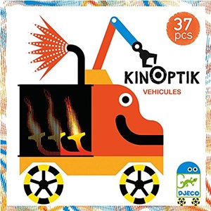 Djeco (05601) - "Kinoptik Vehicles" - 37 pieces puzzle