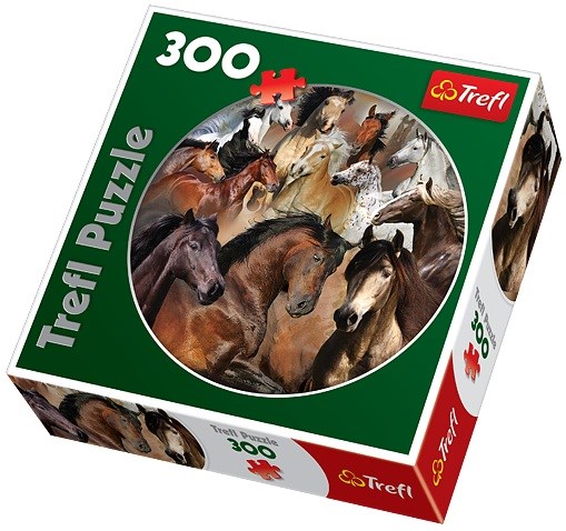 Trefl (39043) - "Horses" - 300 pieces puzzle