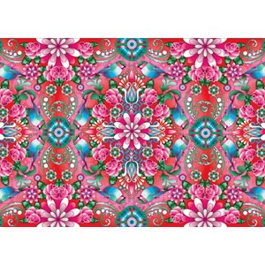 Schmidt Spiele (59586) - Catalina Estrada: "Red Rosebush" - 1000 pieces puzzle