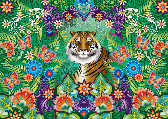 1000 Teile Schmidt Spiele Puzzle Catalina Estrada Bengalischer Tiger 59588 